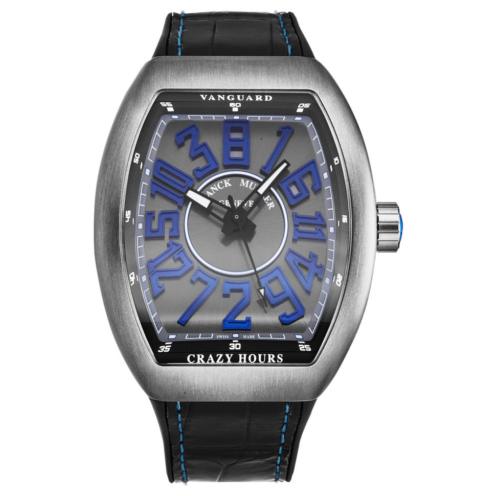 franck muller crazy hours diamond studded watch price