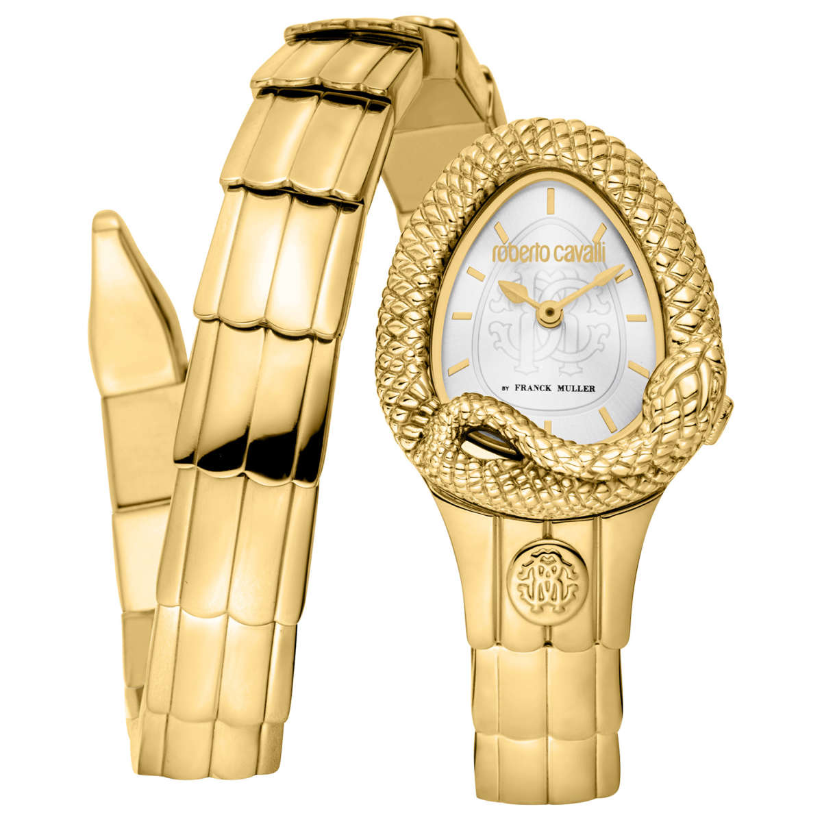 【未使用品】roberto cavalli by franck muller Roberto Cavalli by Franck Muller Snake Core watch in Gold